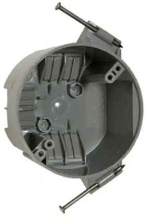 NONMETAL CEILING CABLE BOX 4IN RD2 3/8 IN