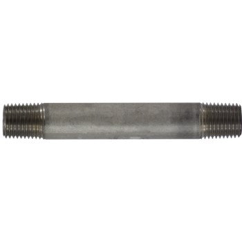 Anderson Metals 48020B 1/4 Ss Close Nipple