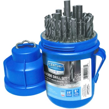 Century Drill & Tool 24538 29pc Black Oxide Bit Pod