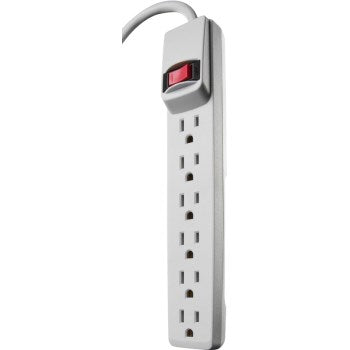 Coleman Cable 41367 Woods Brand Six Outlet Powerstrip