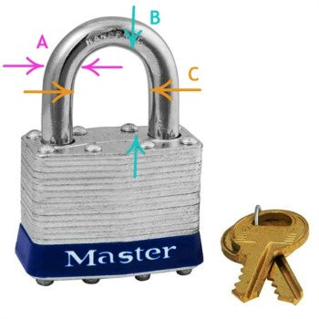 MasterLock 7KA P372 7ka Keyed P372 Master Padlock