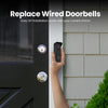 Feit Electric Wired or Battery-Powered Smart Wi-Fi Video Doorbell Camera with Motion Detection and Two-Way Audio