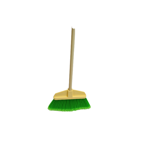 Bruske Poly Cap Broom™ Fine Green Flagged Bristle