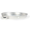 Camco WH Drain Pan - 24 ID Alum Short w/PVC Fitting (E/F)