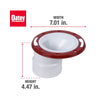 Oatey® Level Fit Offset Closet Flange Metal Ring