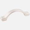 Kasaware 4-1/16 Overall Length Arch Pull Satin Nickel