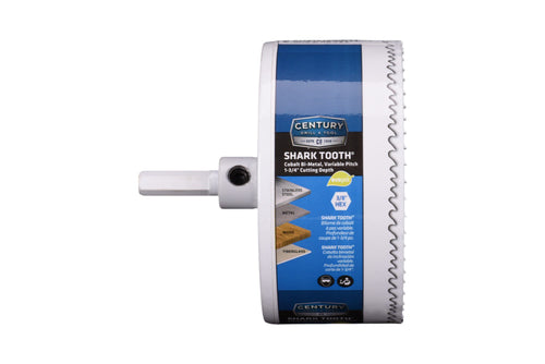 Century Drill And Tool Shark Tooth® Arbor Attached Bi-Metal Hole Saw